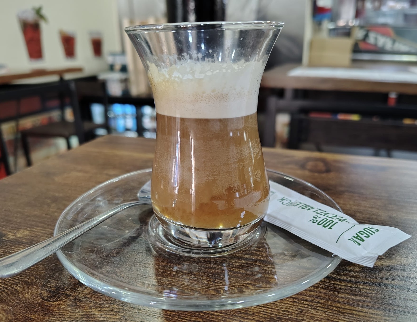 Coffee with liquor