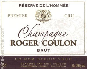 Roger Coulon Reserve L'Homme 1er Cru