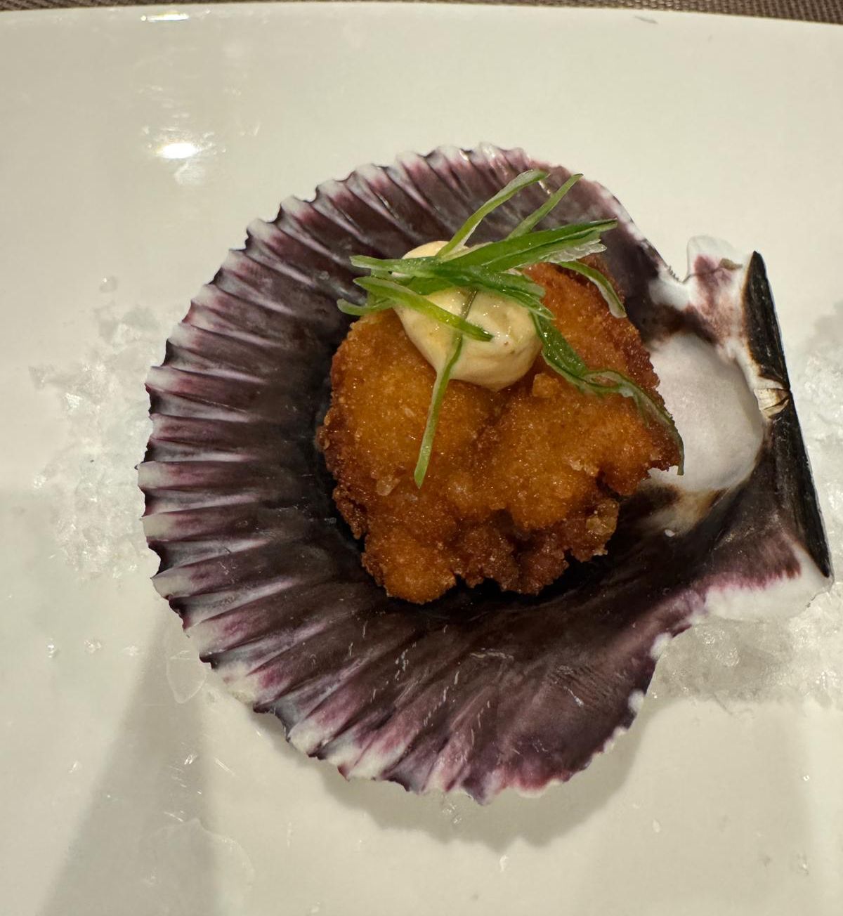 Zamburiñas crujientes fritas (4unidades)