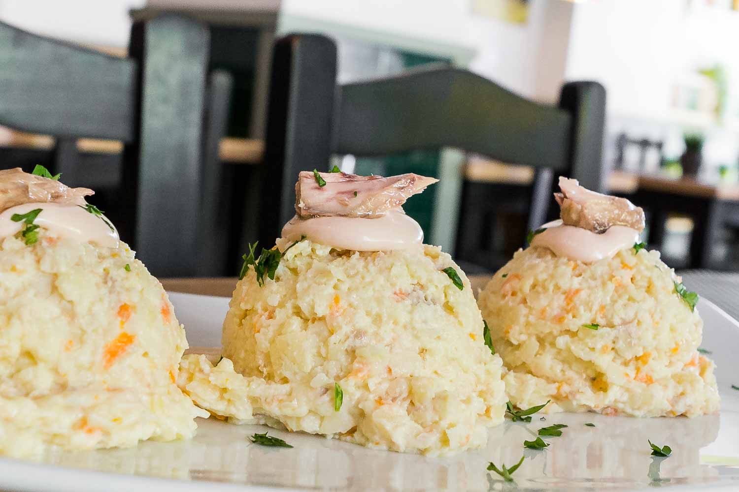 Potato and tuna salad