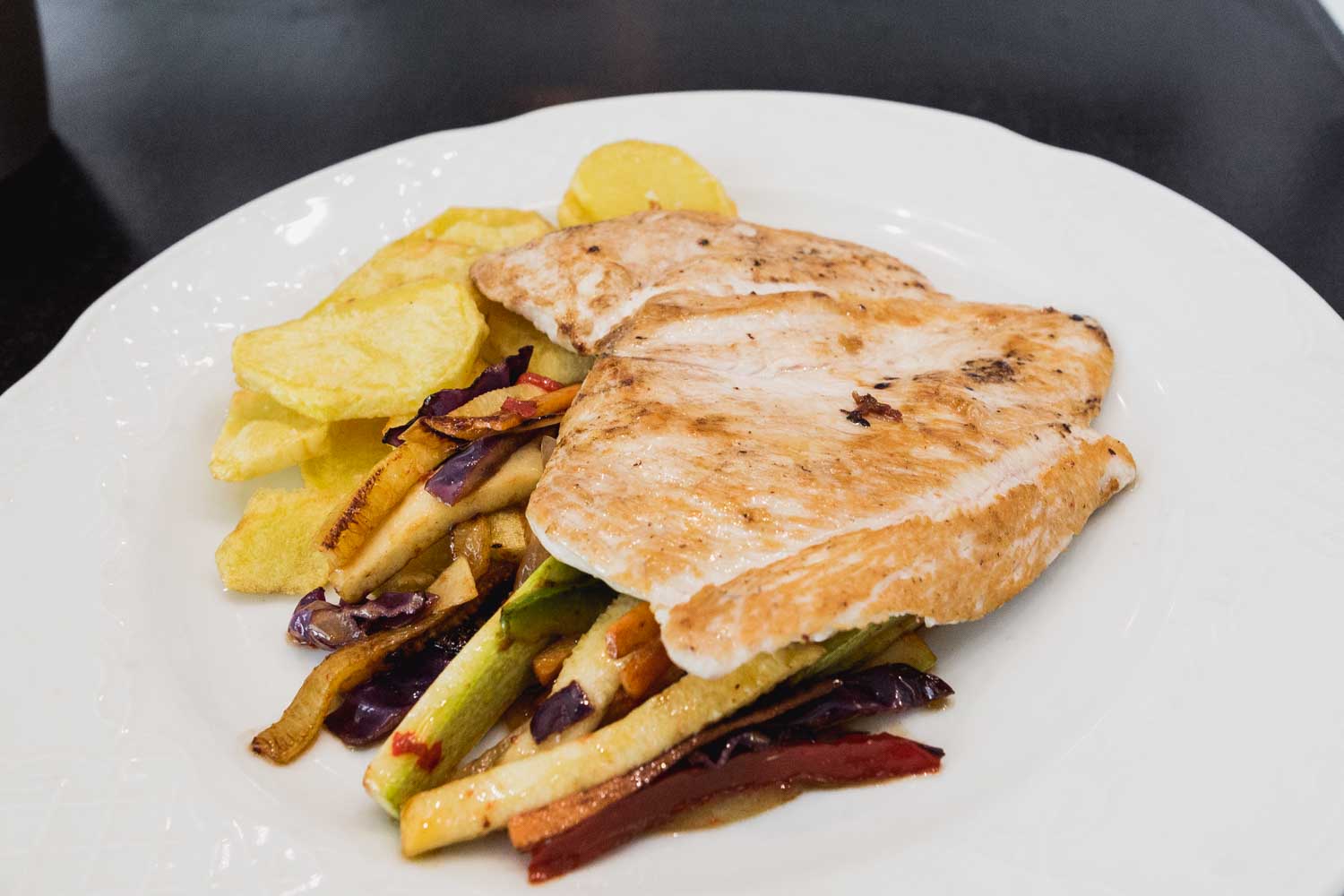 Pechuga de pollo a la plancha