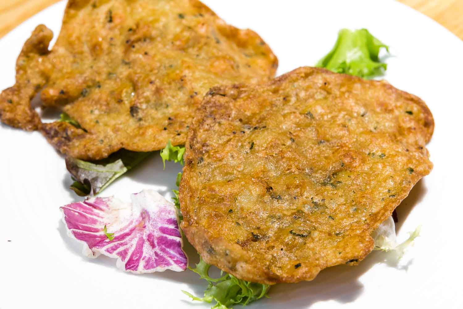 Tortillitas de camarones