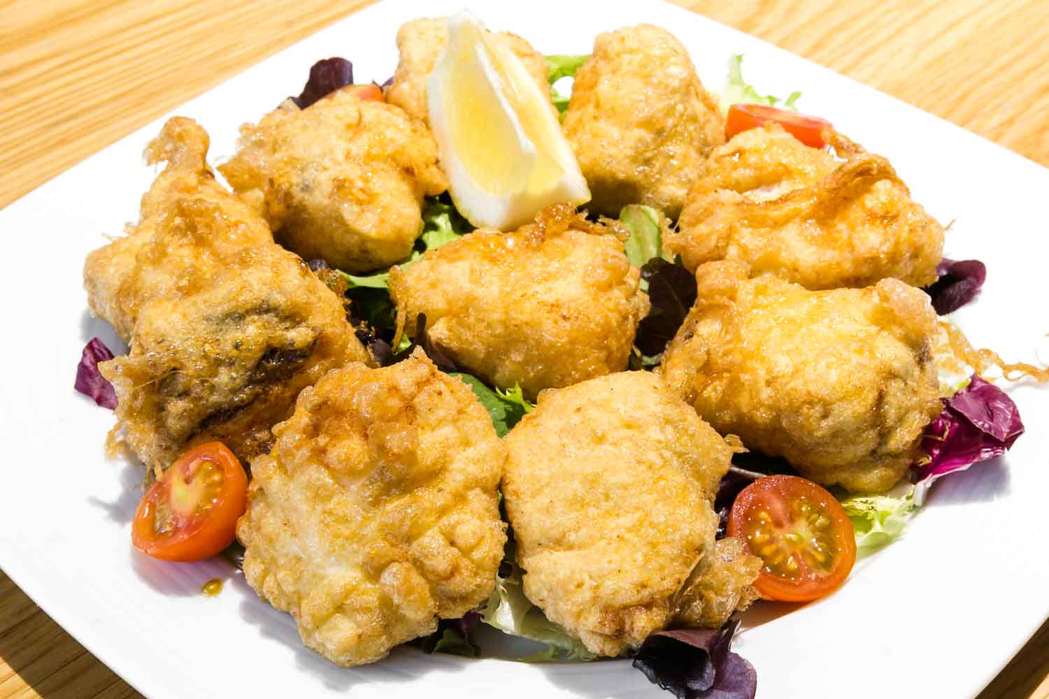 Fried hake