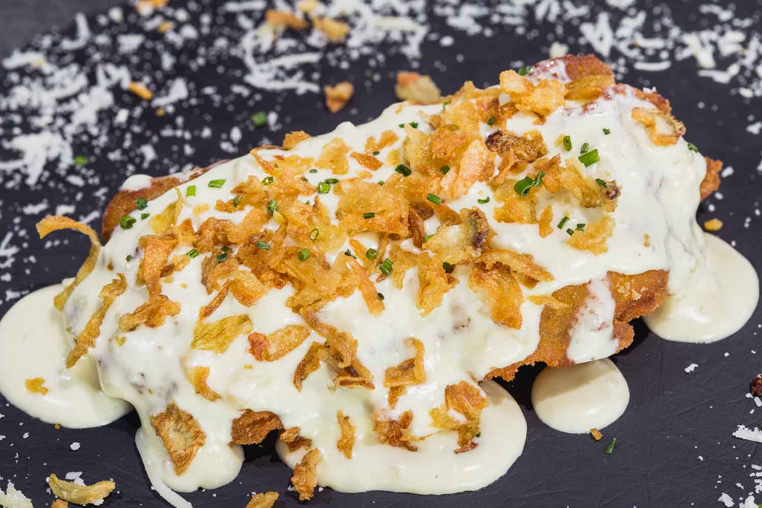 Cordon Blues con salsa de almendras