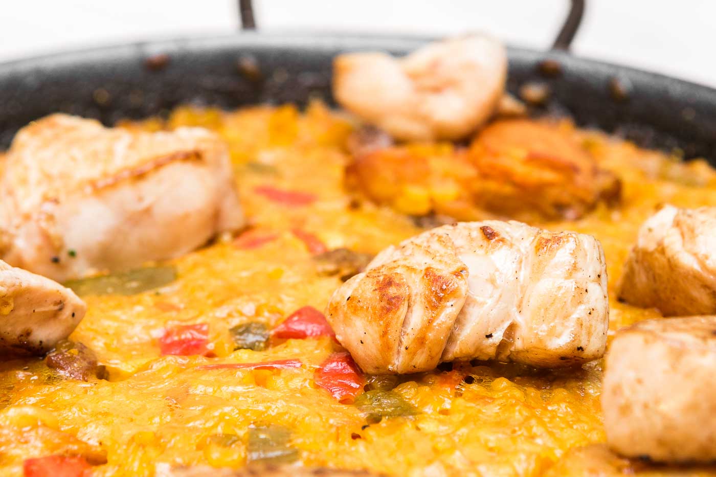 Paella de carne