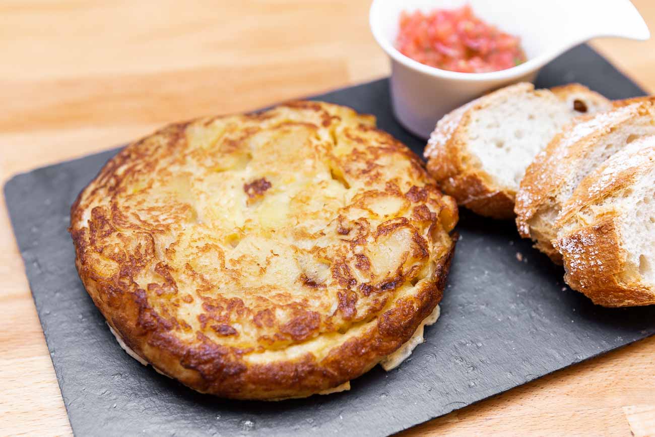 Spanish potato omelette
