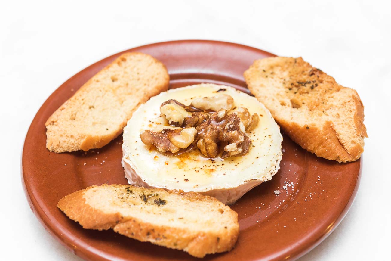 Queso de cabra gratinado