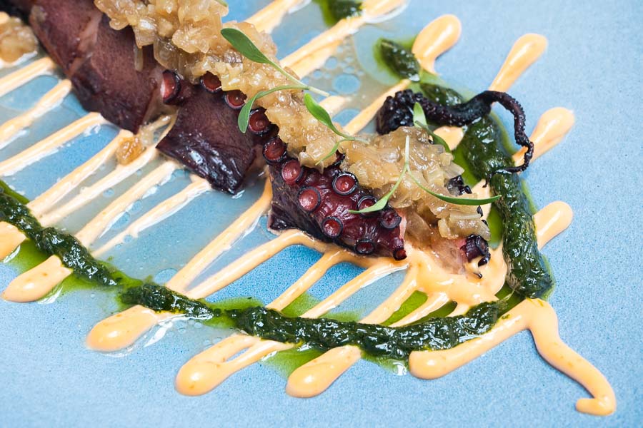 Octopus Thai seasoning - Kimchi - Green oil