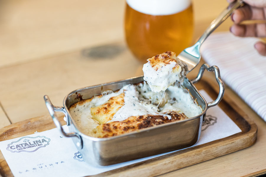 Mini Canelones gratinados