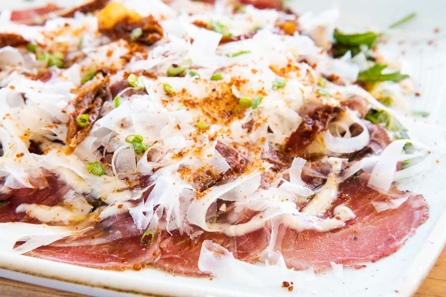 Carpaccio de solomillo ibérico