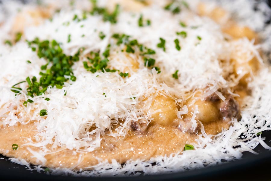 Gnocchi de pato y foie