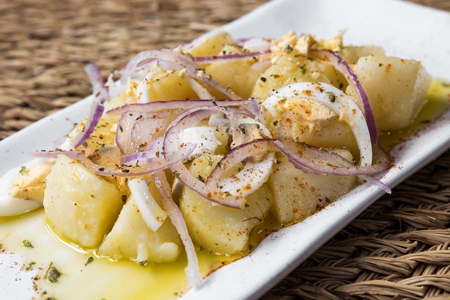 Картофельный салат с оливковым маслом