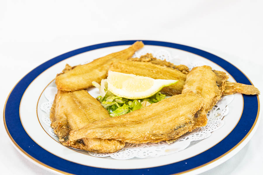 Fried wedge sole