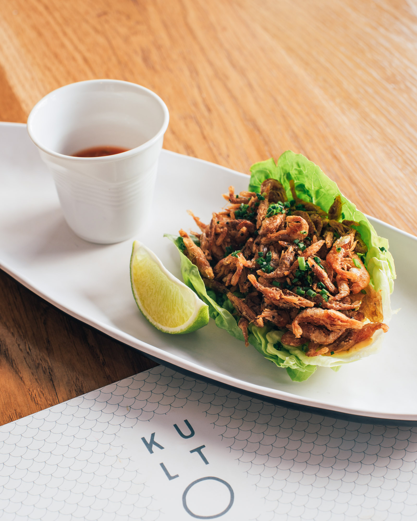 Омлет креветок вьетнамского стиля