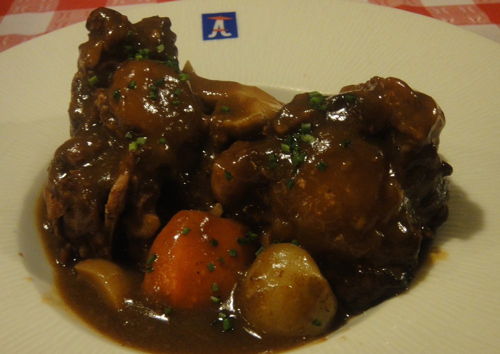 Stewed oxtail