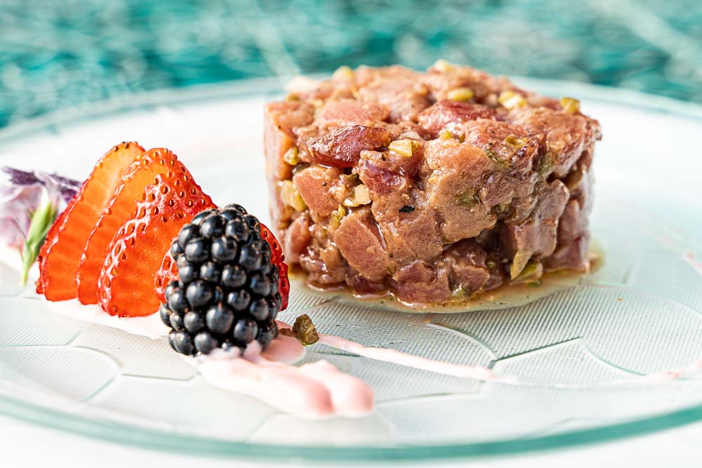Tartar de atún (show cooking)