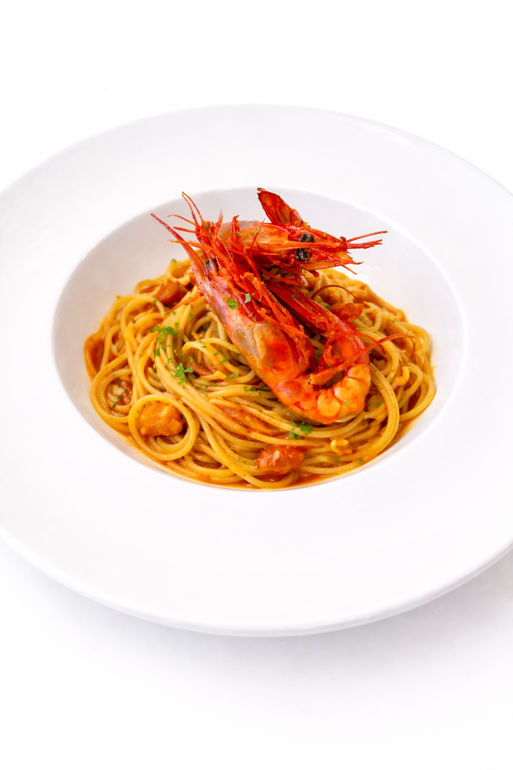 Spaghetti con Carabineros