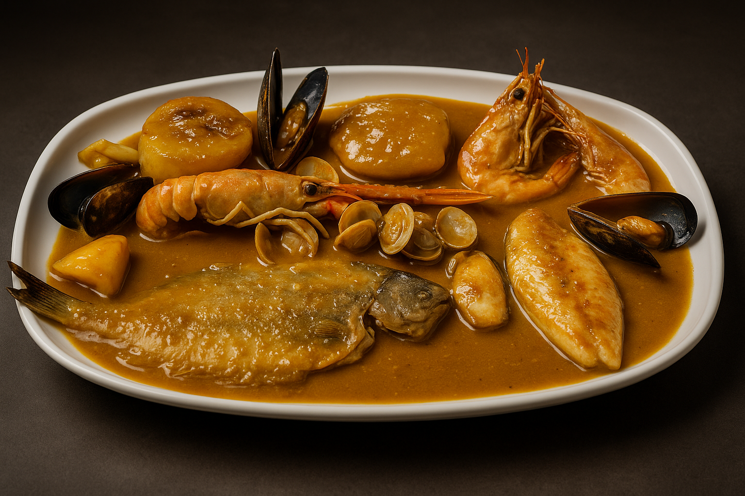zarzuela Assortment of Fish in Sauce