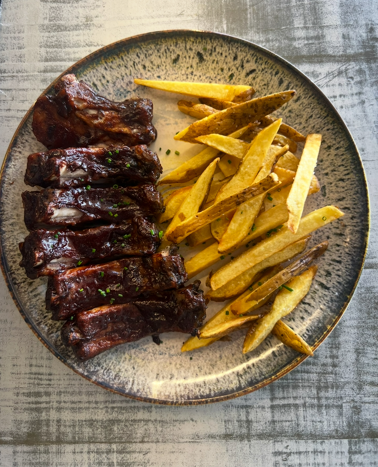 Costillas de cerdo a baja temperatura