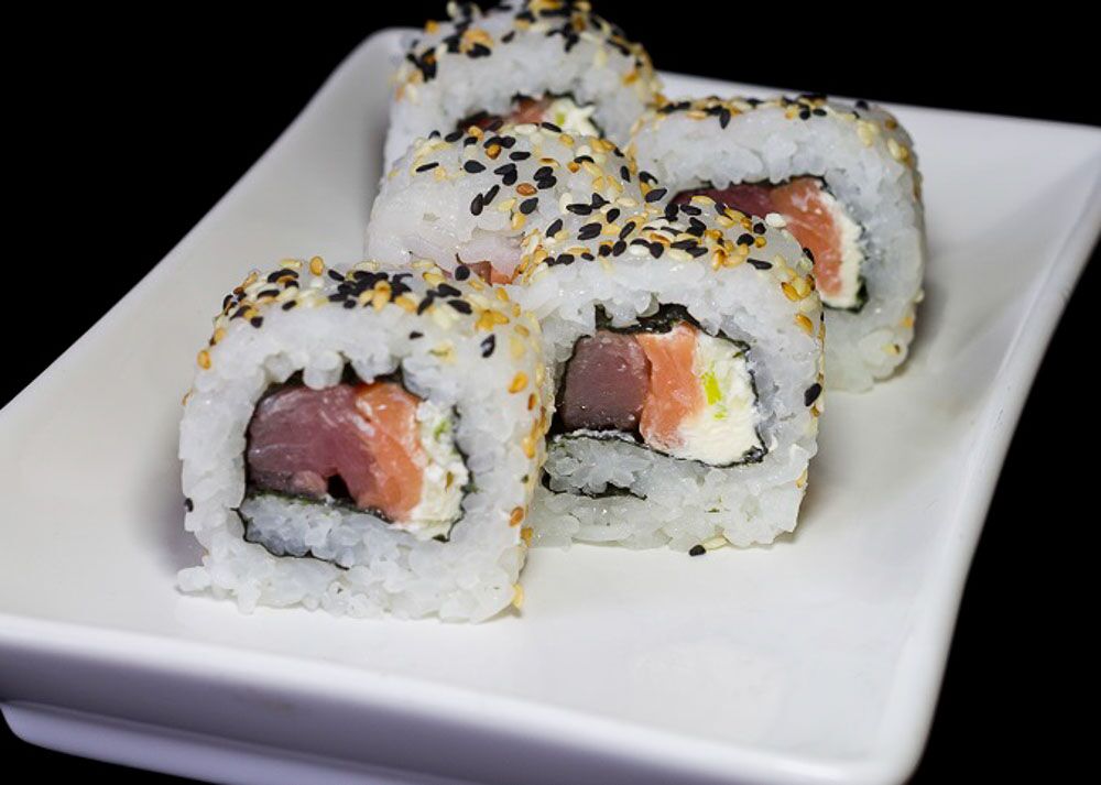 Rolo de sushi Katana