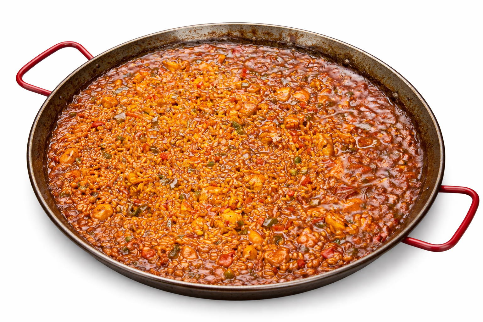 Paella, meat