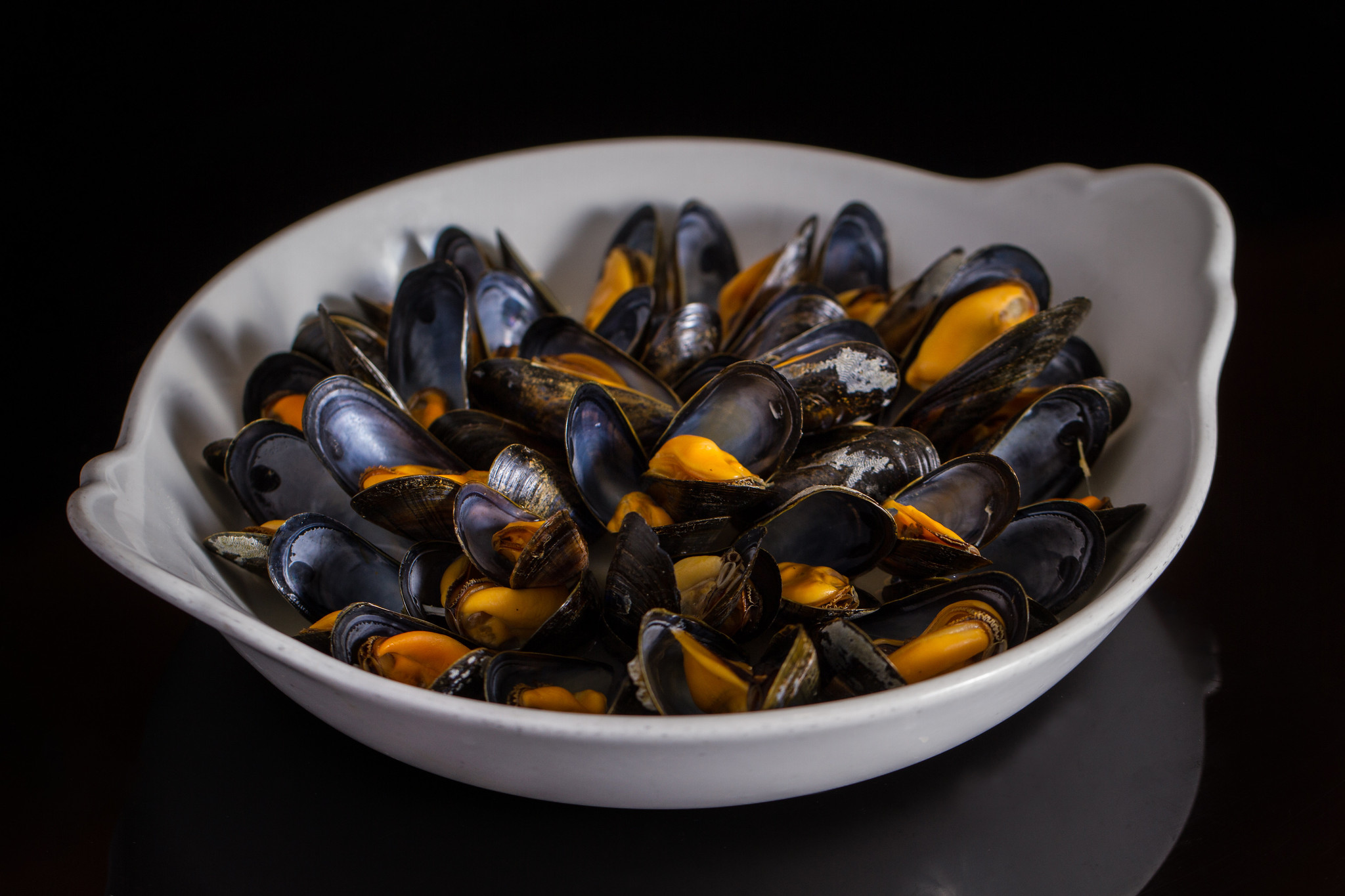 Mejillones al vino blanco