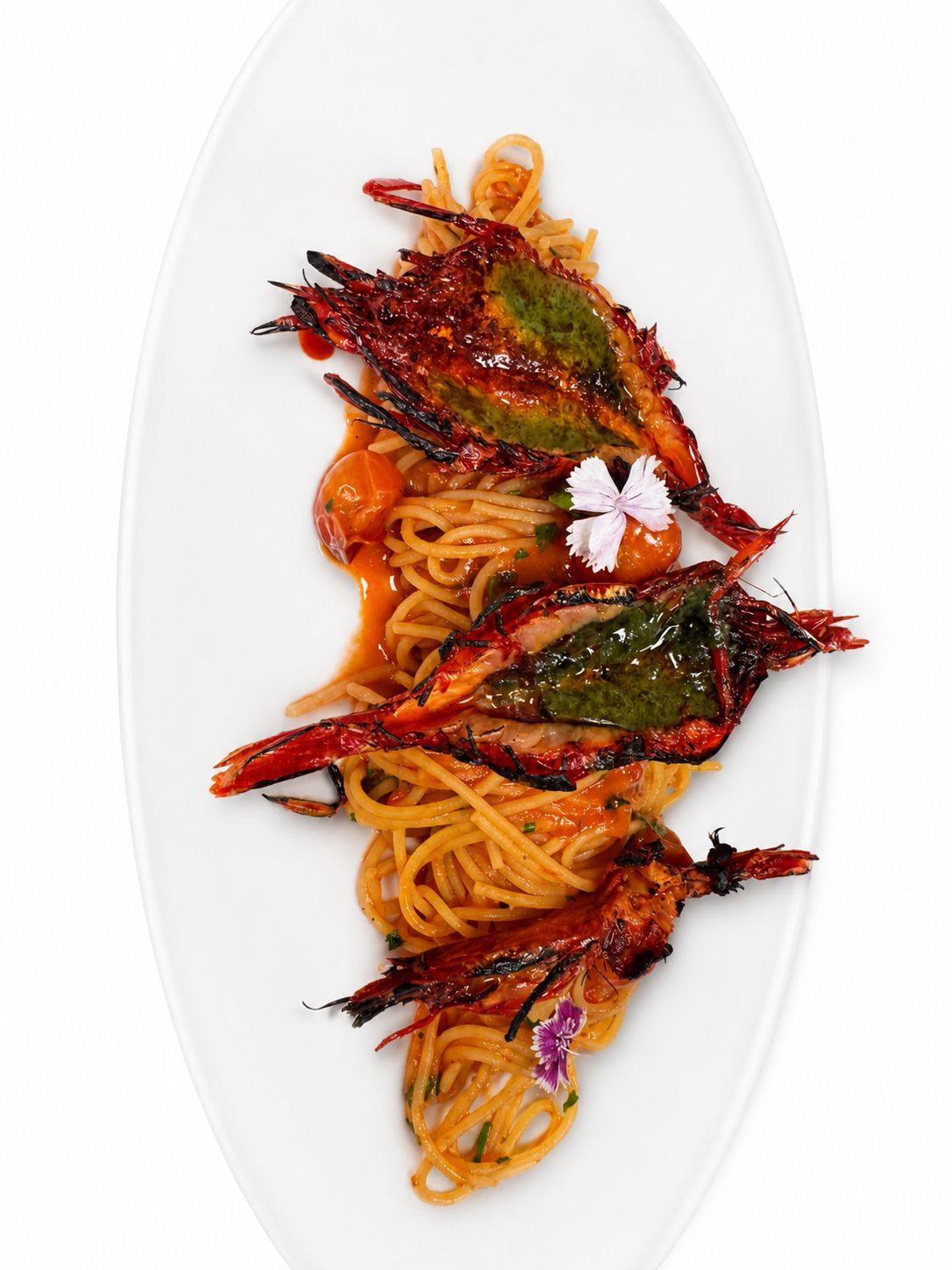 Spaghetti con Carabineros