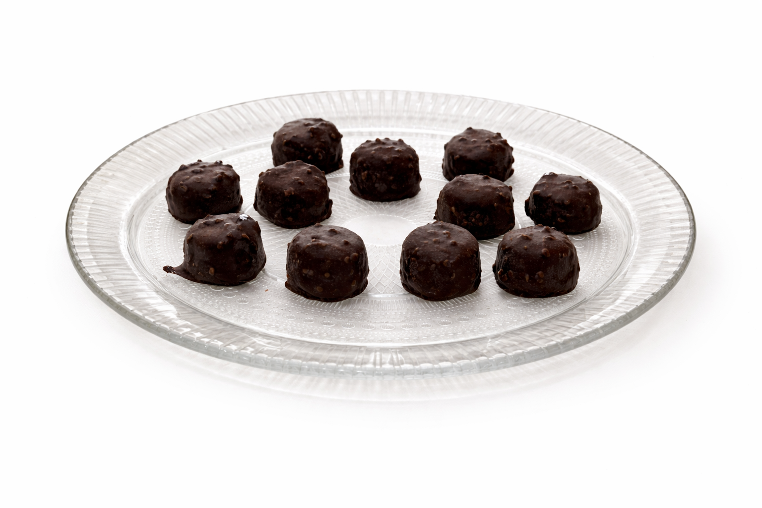 Iced chocolate bonbons