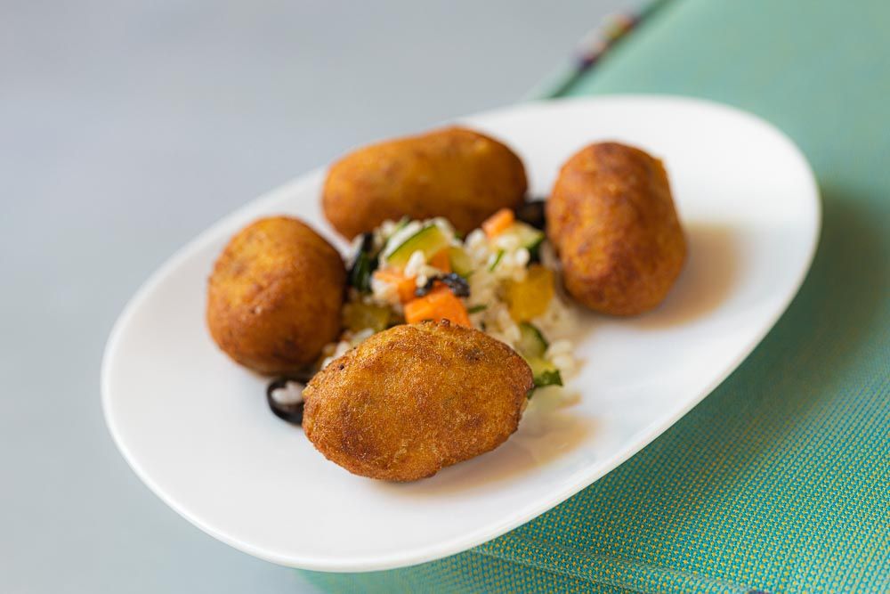 Croquetas de jamón y pollo (4 uds)