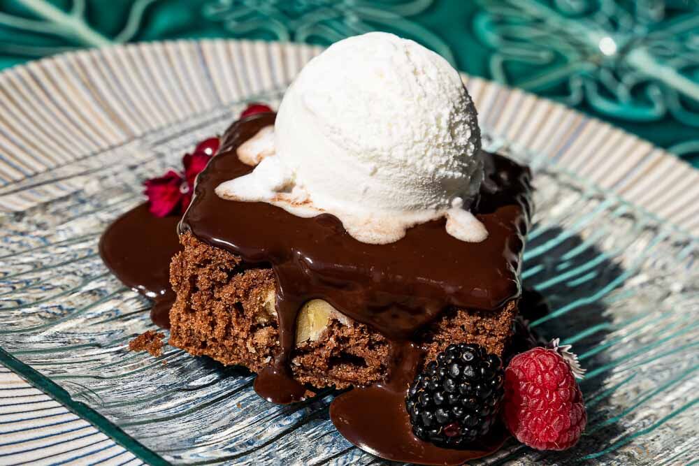 Brownie con Helado