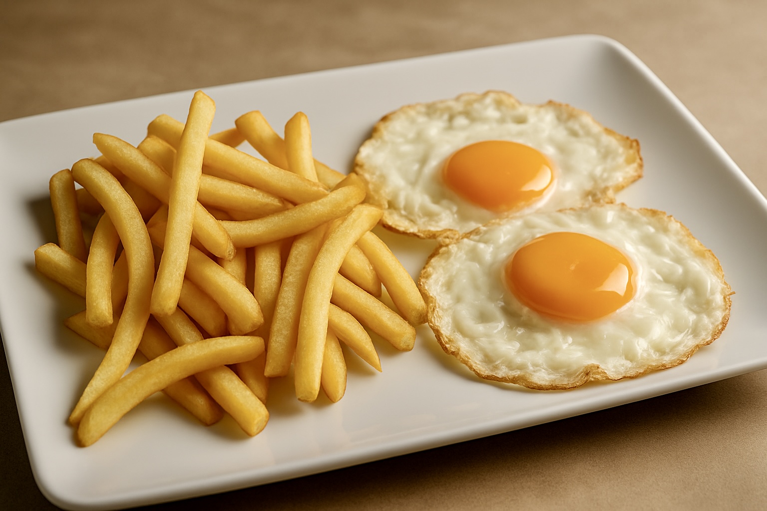 Fried Eggs with Potatoes