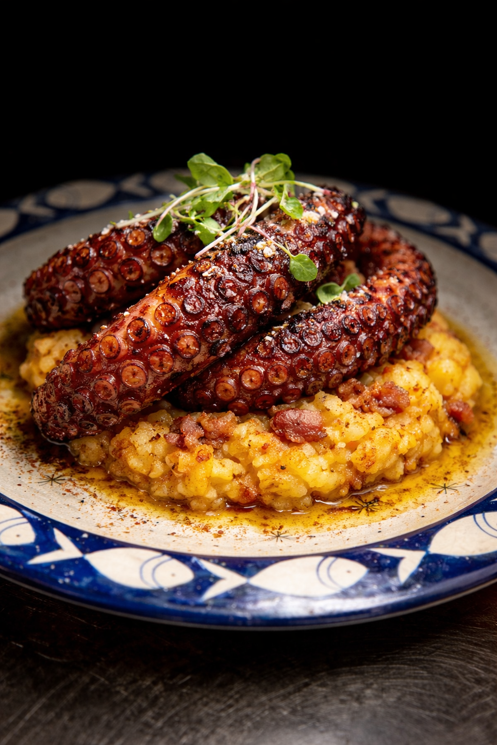 MACHA FLAMED OCTOPUS