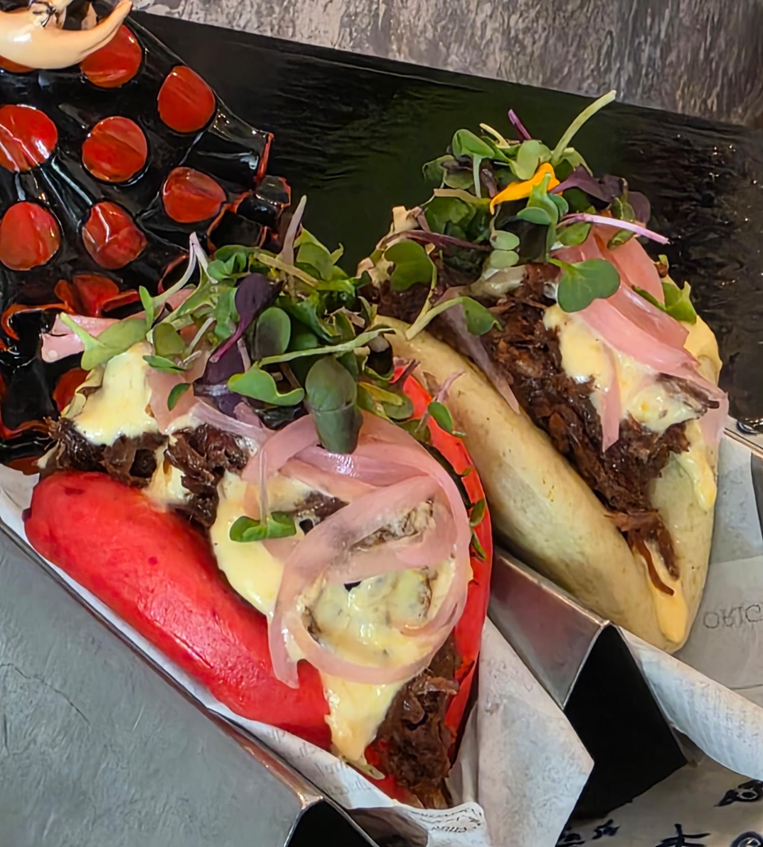 Pan bao de carne mechada