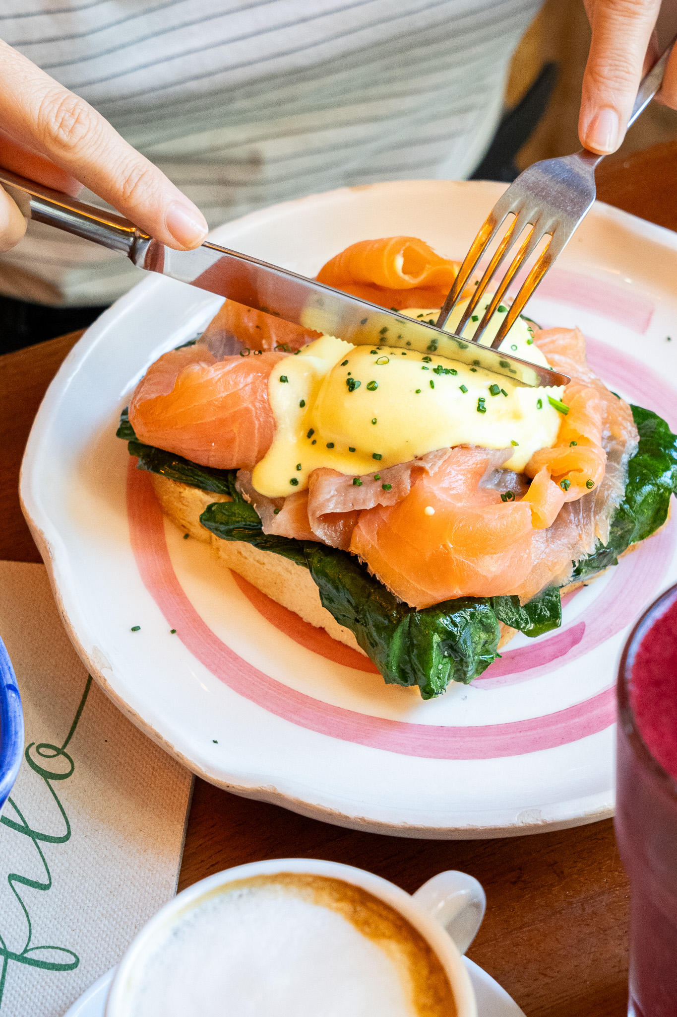 Egg Benedict and Salmon