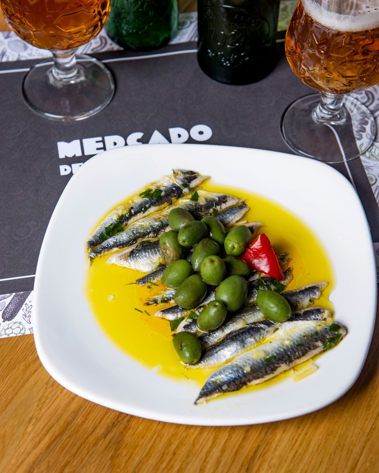 Anchovas em vinagre