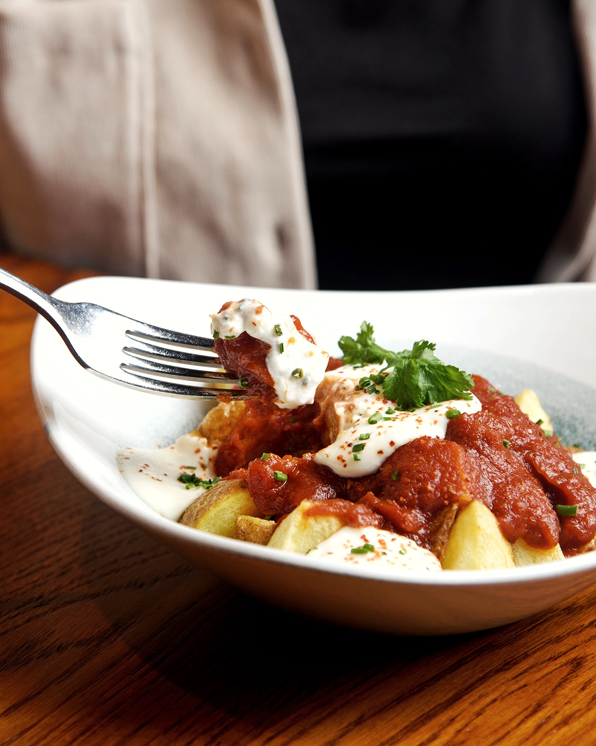 Patatas bravas a la antigua ¡Ojo que pican!