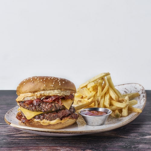 Tony Christmas Double Angus Burger