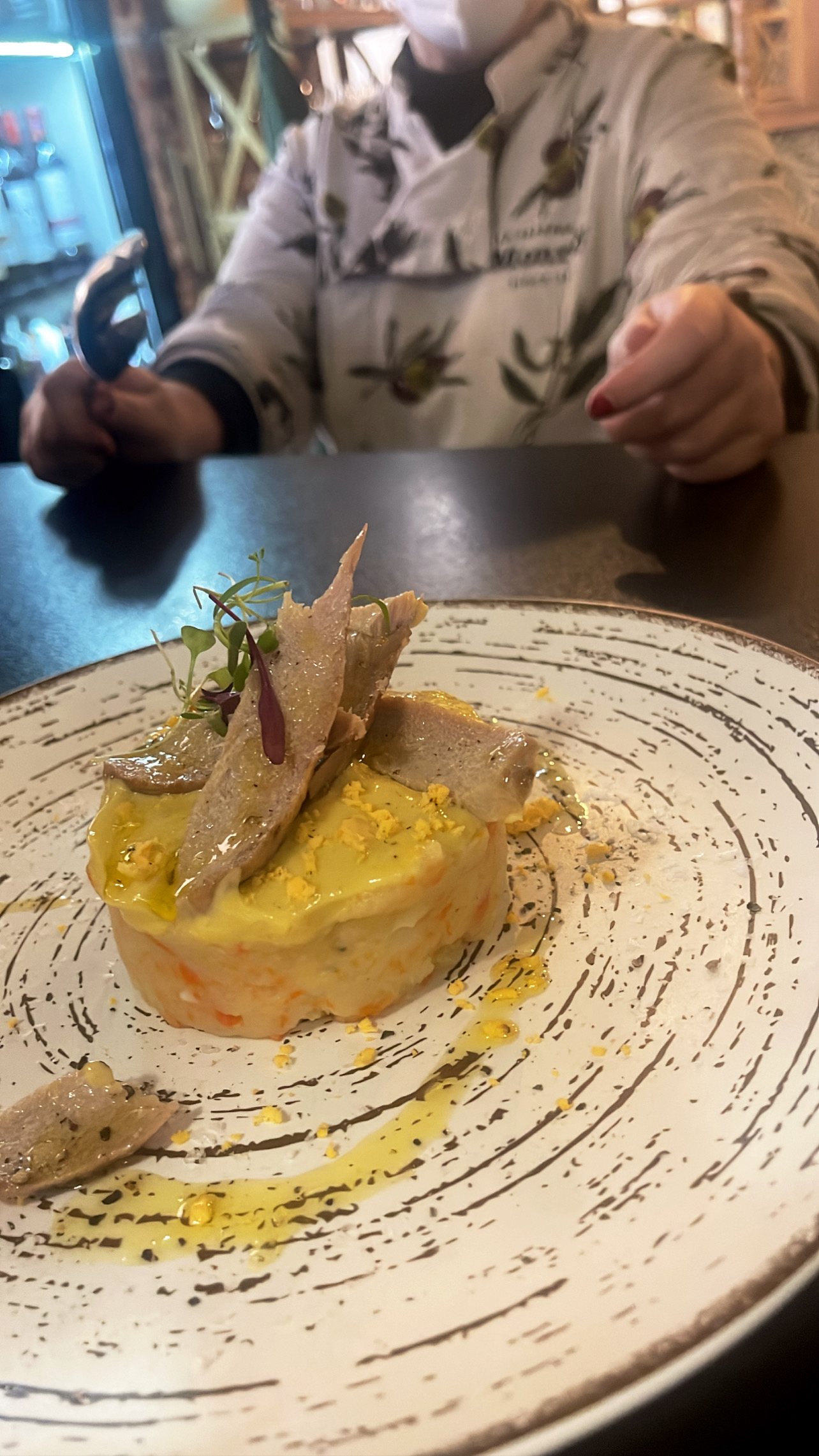 Ensaladilla  con ventresca de atún