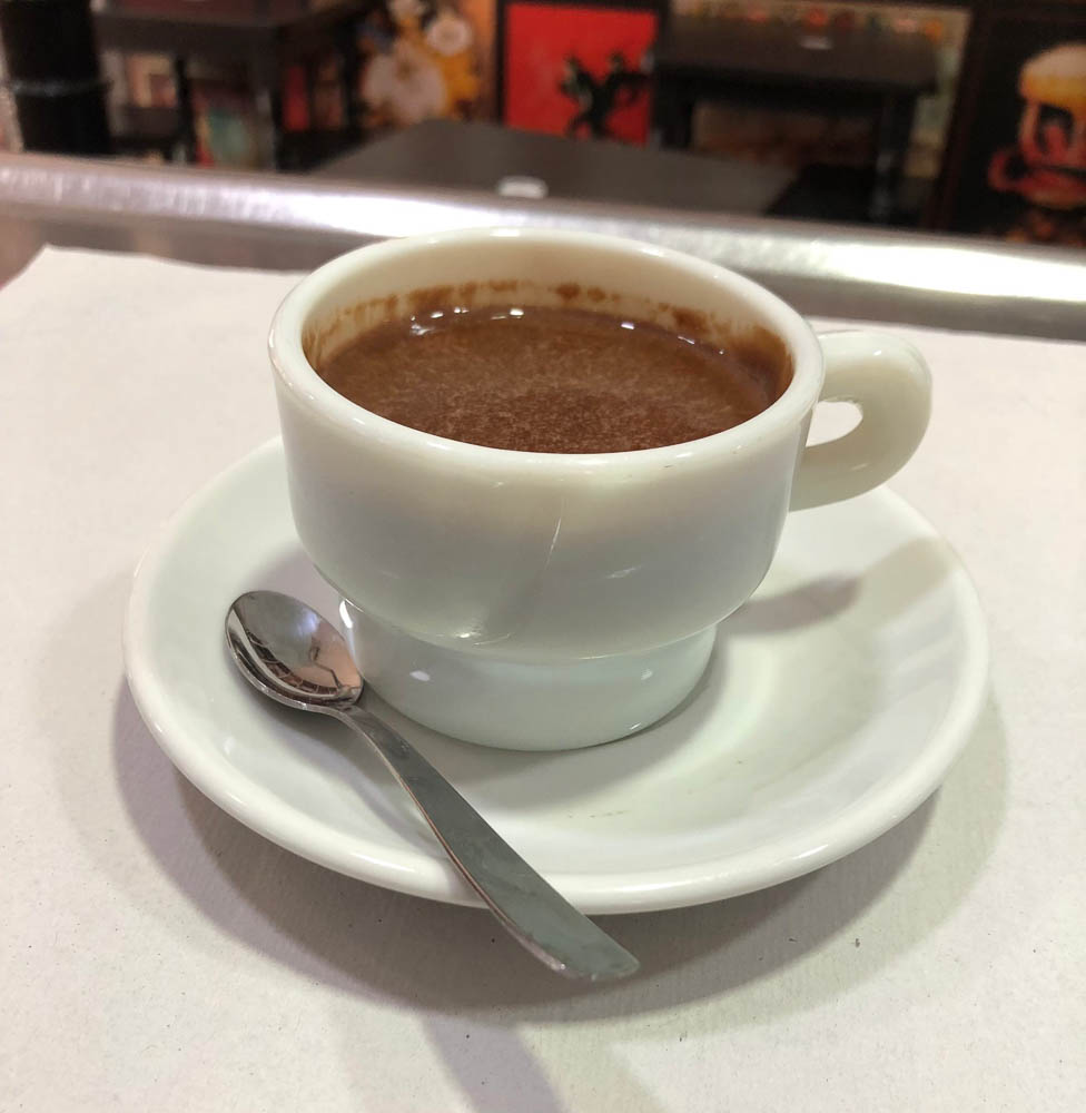 Traditional hot chocolate