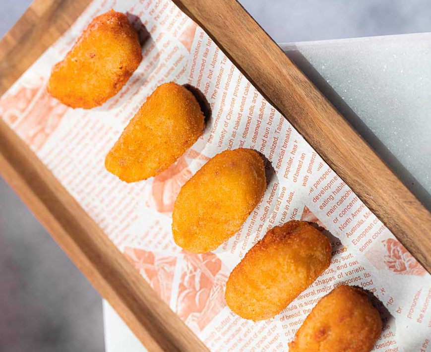 Croquetes de queijo gorgonzola