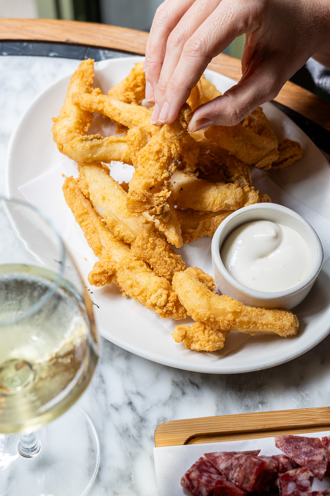 Calamars à la mayonnaise au citron