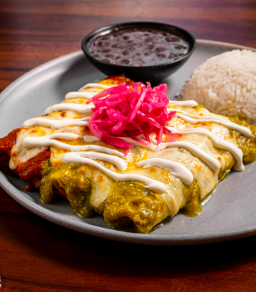 Enchiladas de Mole, Mexicanas o Verdes