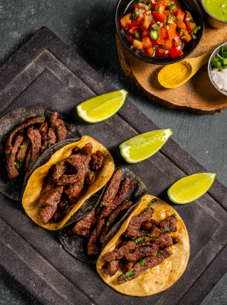 Beef (puyazo) Tacos (4)