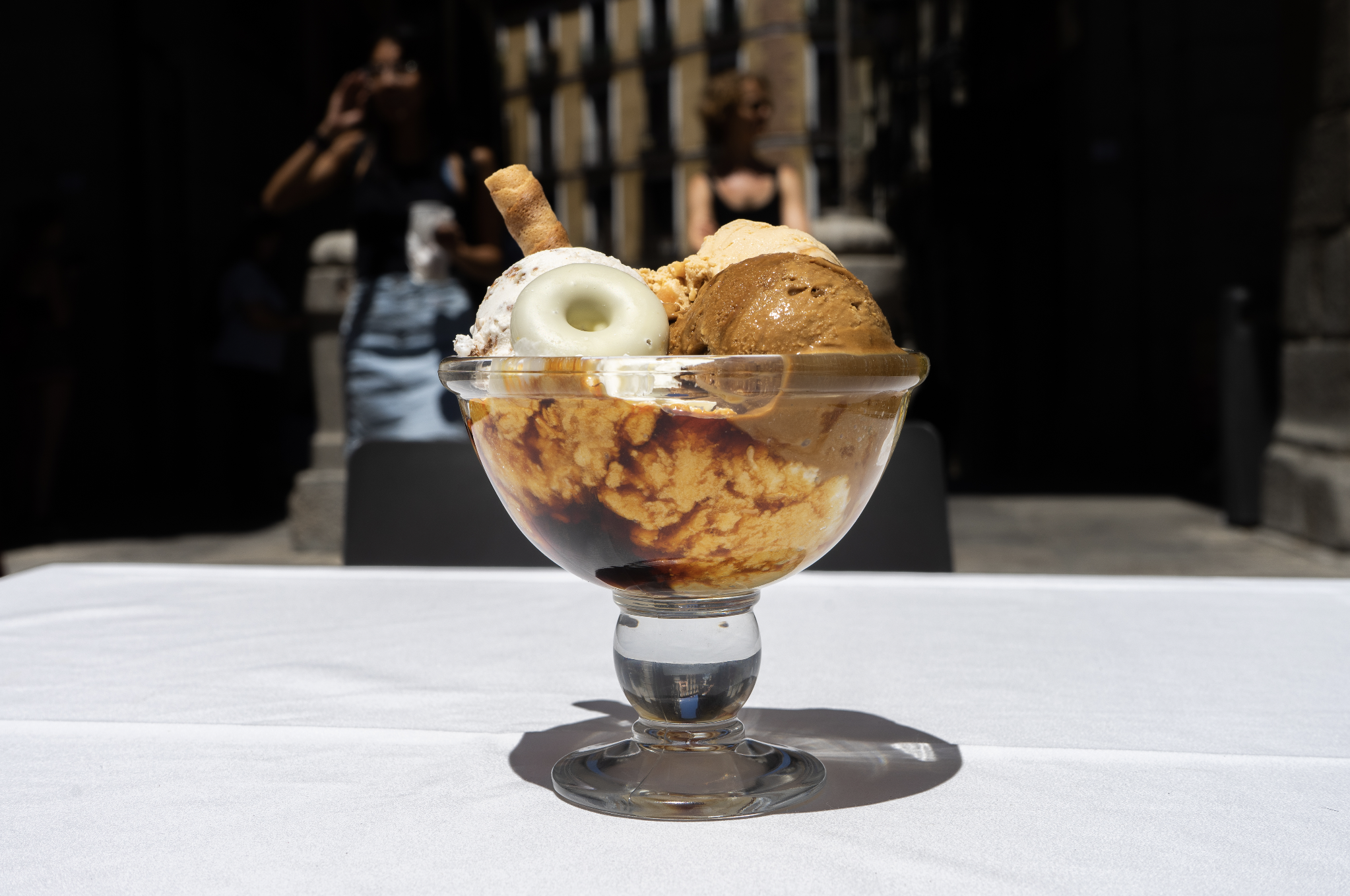 Philadelphia cheese - 3 scoops of ice cream