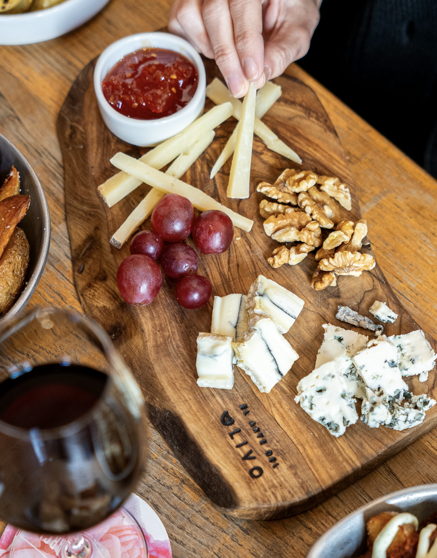 Sélection de fromages nationaux (brebis, chèvre, vache)