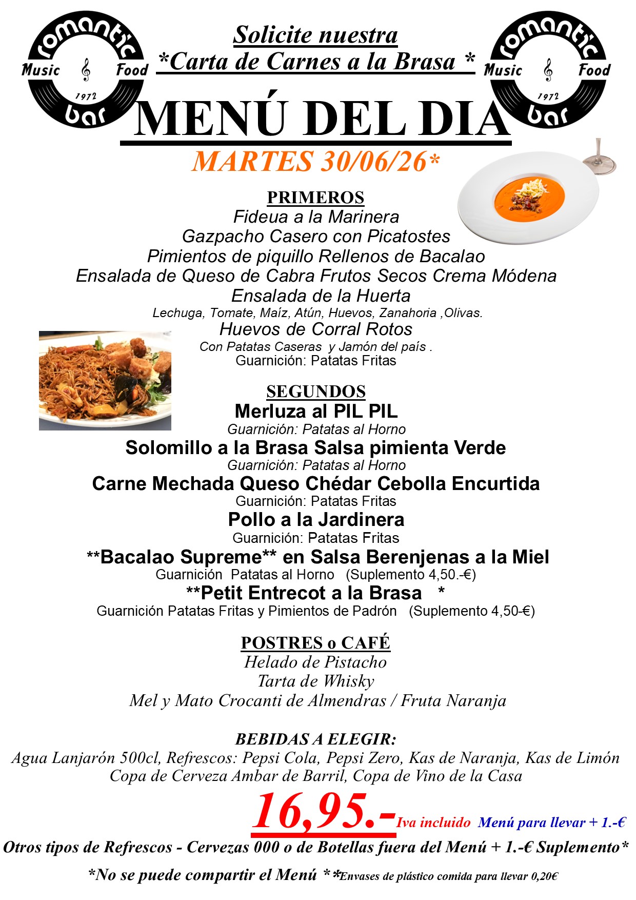 Menú del día