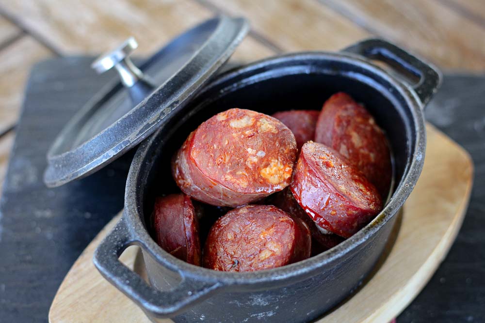 Spicy chorizo casserole