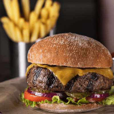 Half Pound Cheesy Burger