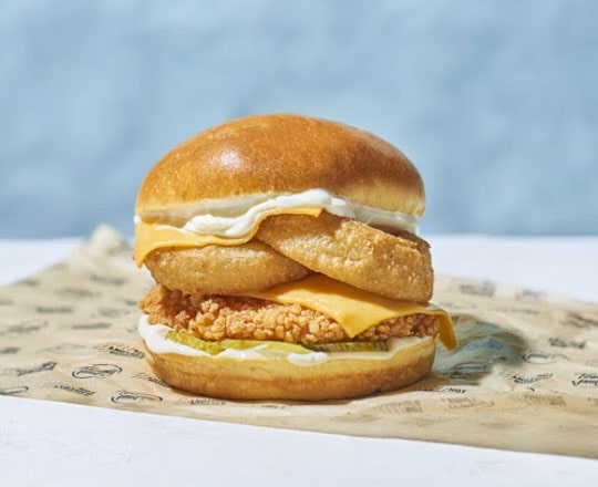 Cheesy Chicken burger