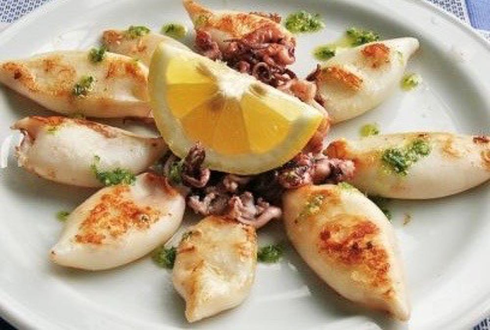 GRILLED OR FRIED BABY SQUIDS